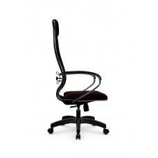 Кресло МЕТТА комплект B 1m 32P/подл.127/осн.001 (Рогожка B Темно-коричневый)