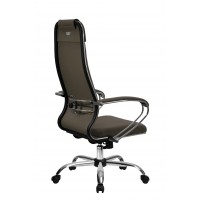 Кресло МЕТТА комплект B 1m 32P/подл.127/осн.003 (Рогожка B Коричневый)