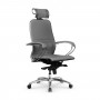 Кресло Samurai K-2.04 MPES кожа, серый купить со скидкой