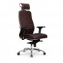Кресло Samurai KL-3.04 MPES кожа, темно-коричневый купить со скидкой