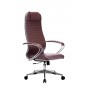 Кресло МЕТТА комплект-6.1 (MPES)/подл.116/осн.004 (Темно-коричневый) купить со скидкой