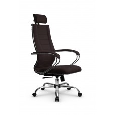 Кресло МЕТТА комплект B 2m 34PF/подл.127/осн.003 (Рогожка B Темно-коричневый)
