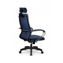 Кресло МЕТТА комплект B 2m 34PF/подл.127/осн.001 (Рогожка B Синий) купить со скидкой