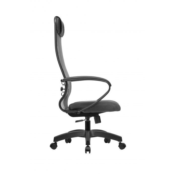 Кресло МЕТТА комплект-11 (MPRU)/подл.130/осн.001 (Темно-серый/Темно-серый) купить со скидкой