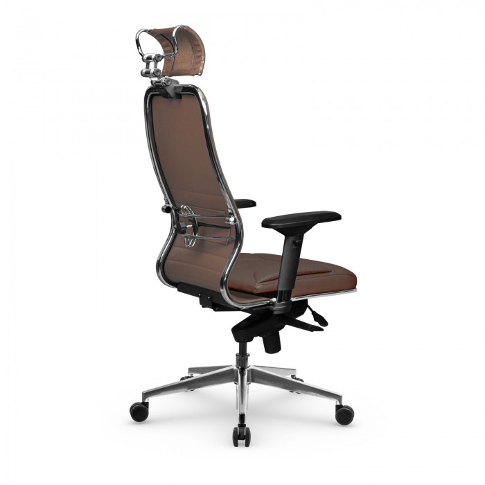 Кресло Samurai KL-3.041 MPES кожа, светло-коричневый купить со скидкой