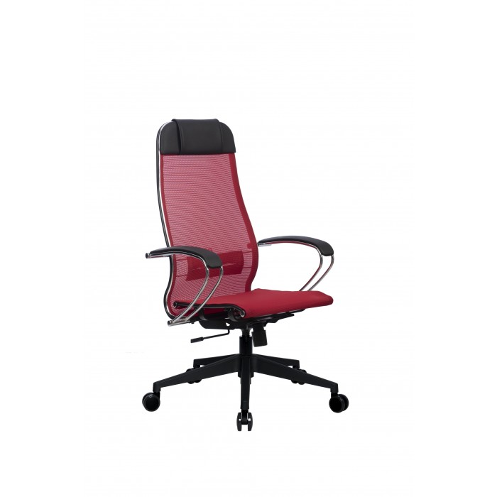 Кресло МЕТТА комплект-12 (MPRU)/подл.131/осн.002 (Красный) купить со скидкой