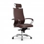 Кресло Samurai KL-2.05 MPES кожа, темно-коричневый купить со скидкой