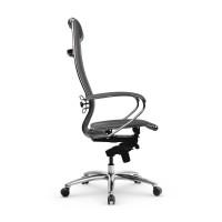 Кресло Samurai Lux-2 MPES кожа, серый 