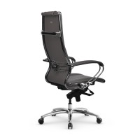 Кресло Samurai Lux-2 MPES кожа, серый 