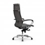 Кресло Samurai Lux-2 MPES кожа, серый купить со скидкой