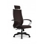 Кресло МЕТТА комплект B 2m 34PF/подл.127/осн.001 (Рогожка B Темно-коричневый) купить со скидкой
