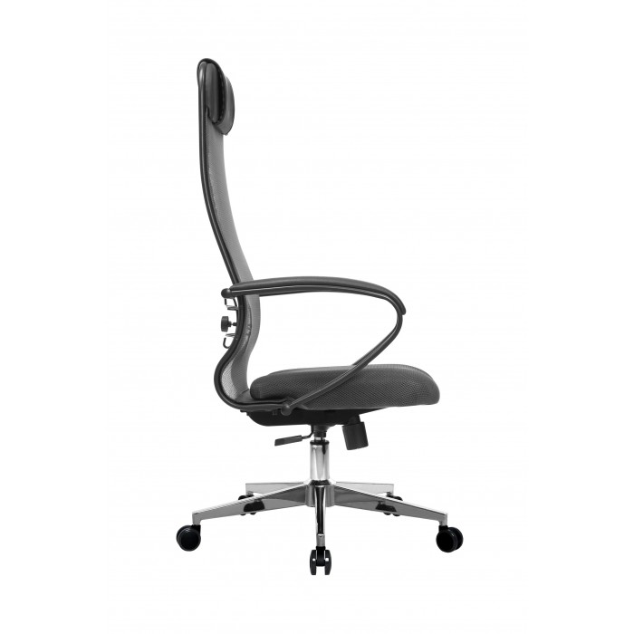 Кресло МЕТТА комплект-11 (MPRU)/подл.130/осн.004 (Темно-серый/Темно-серый) купить со скидкой
