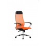 Кресло МЕТТА комплект-4 (MPRU)/подл.131/осн.004 (Оранжевый/Оранжевый) купить со скидкой