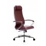 Кресло МЕТТА комплект-6 (MPES)/подл.116/осн.004 (Темно-коричневый) купить со скидкой