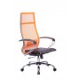 Кресло МЕТТА комплект-7 (MPRU)/подл.131/осн.003 (Оранжевый) купить со скидкой