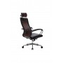 Кресло МЕТТА комплект-32 (MPES)/подл.117/осн.004 (Темно-коричневый) купить со скидкой