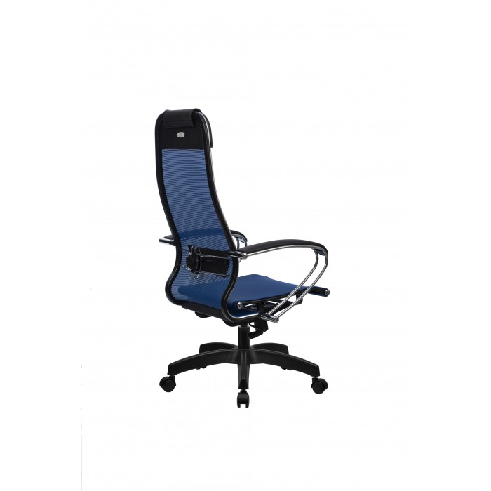 Кресло МЕТТА комплект-12 (MPRU)/подл.131/осн.001 (Синий) купить со скидкой