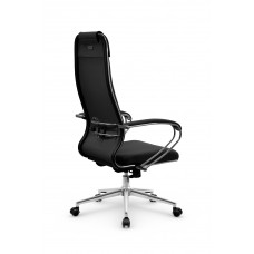 Кресло МЕТТА комплект B 1m 32P/подл.127/осн.004 (Рогожка B Темно-серый)