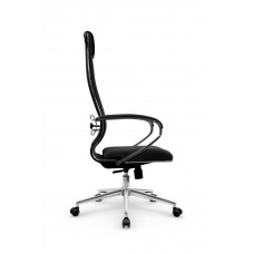 Кресло МЕТТА комплект B 1m 32P/подл.127/осн.004 (Рогожка B Темно-серый)