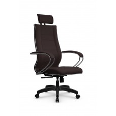 Кресло МЕТТА комплект B 2m 34P/подл.127/осн.001 (Рогожка B Темно-коричневый)