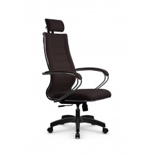 Кресло МЕТТА комплект B 2m 34P/подл.127/осн.001 (Рогожка B Темно-коричневый)