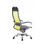 Кресло МЕТТА комплект-4 (MPRU)/подл.131/осн.003 (Лайм) купить со скидкой