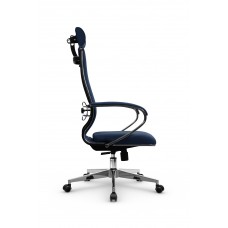 Кресло МЕТТА комплект B 2m 34PF/подл.127/осн.004 (Рогожка B Синий)