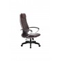 Кресло МЕТТА комплект-31 (MPES)/подл.116/осн.001 (Темно-коричневый) купить со скидкой